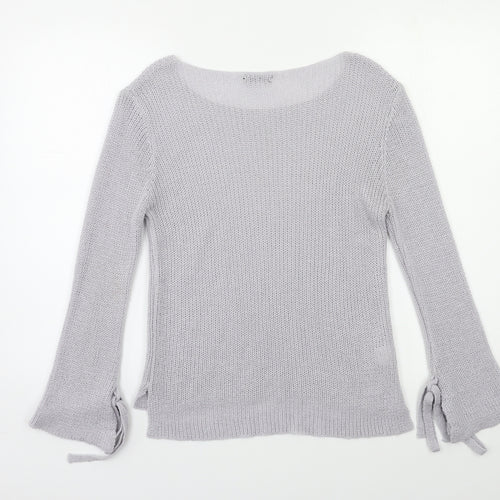 Boohoo Womens Grey   Pullover Jumper Size S