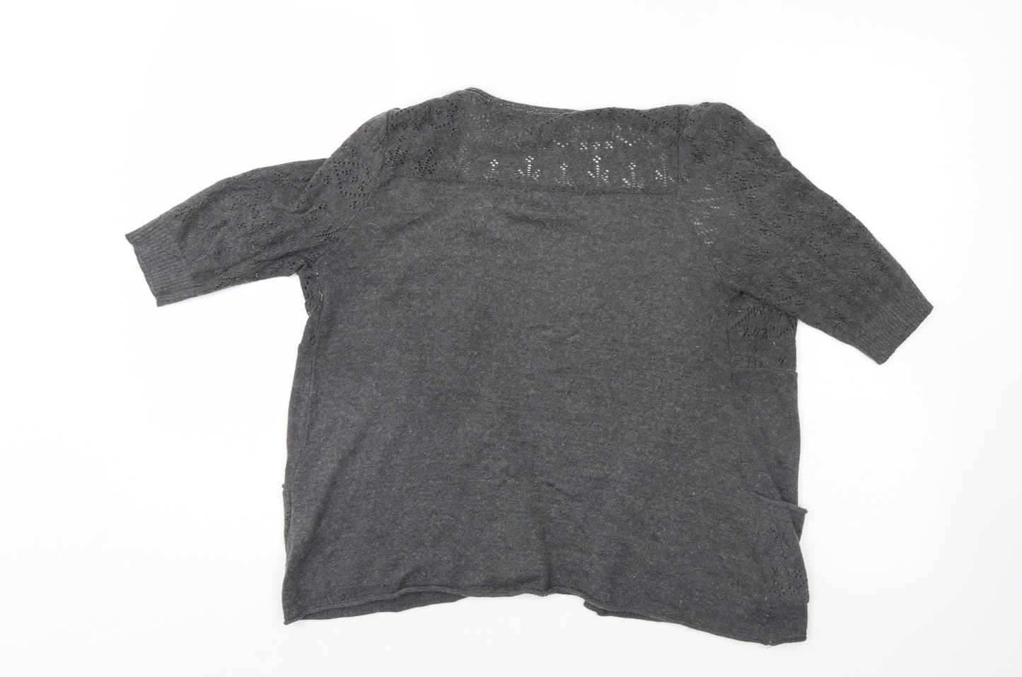 River Island Womens Grey   Shrug Jumper Size 8