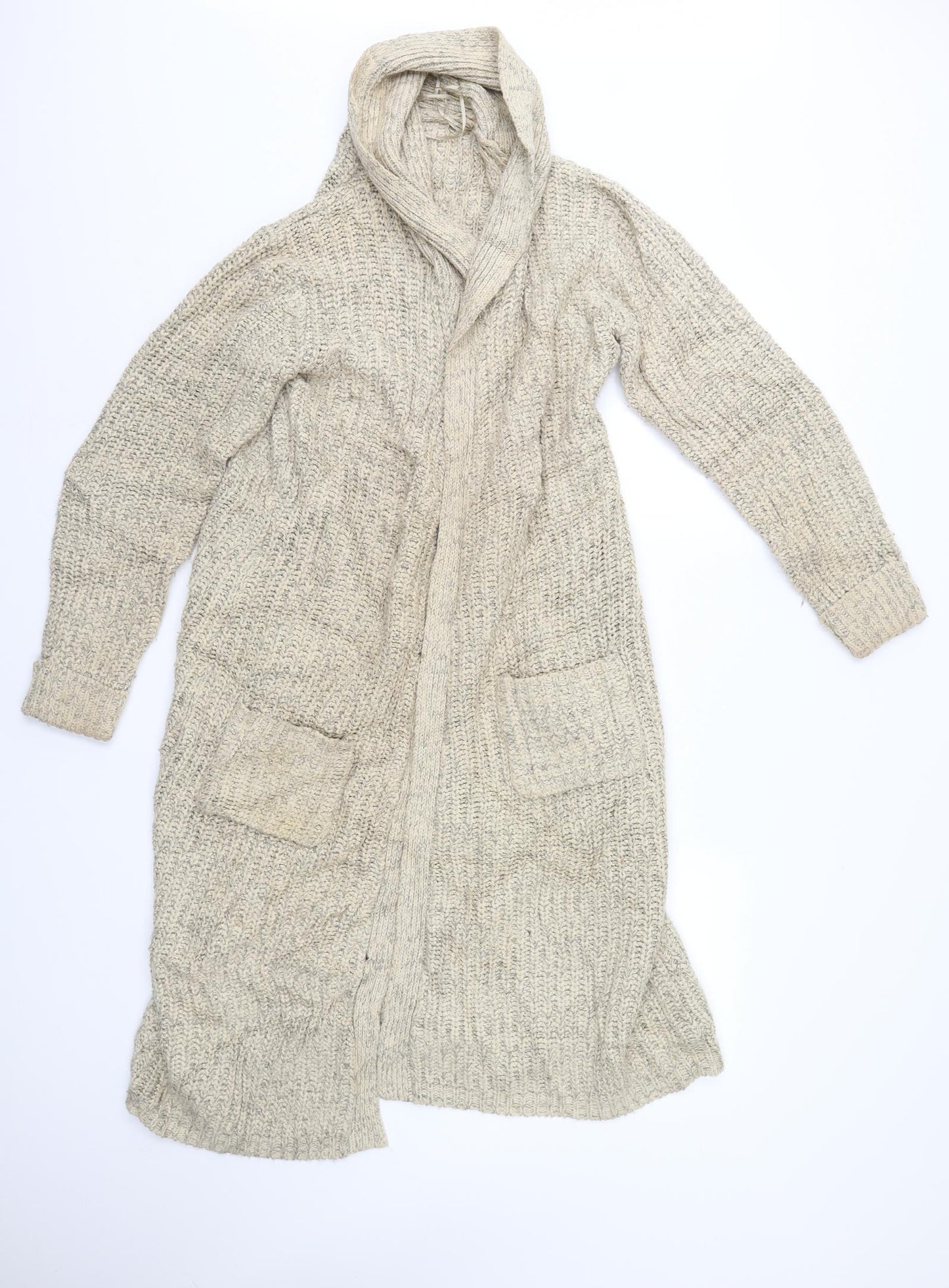 NEXT Womens Ivory   Jacket Coatigan Size XS