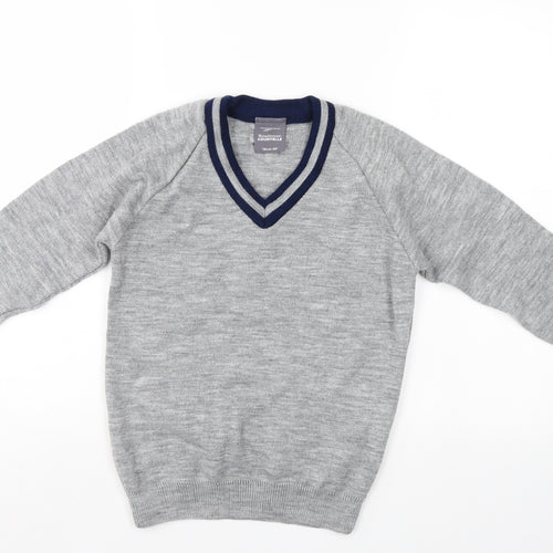 Rowlinson Boys Grey   Pullover Jumper