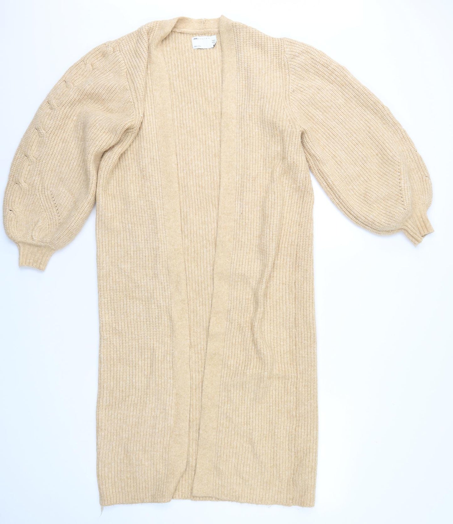 ASOS Womens Beige   Jacket Coatigan Size 8