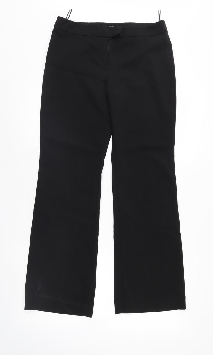 TU Womens Black Trousers Size 10 L28 in