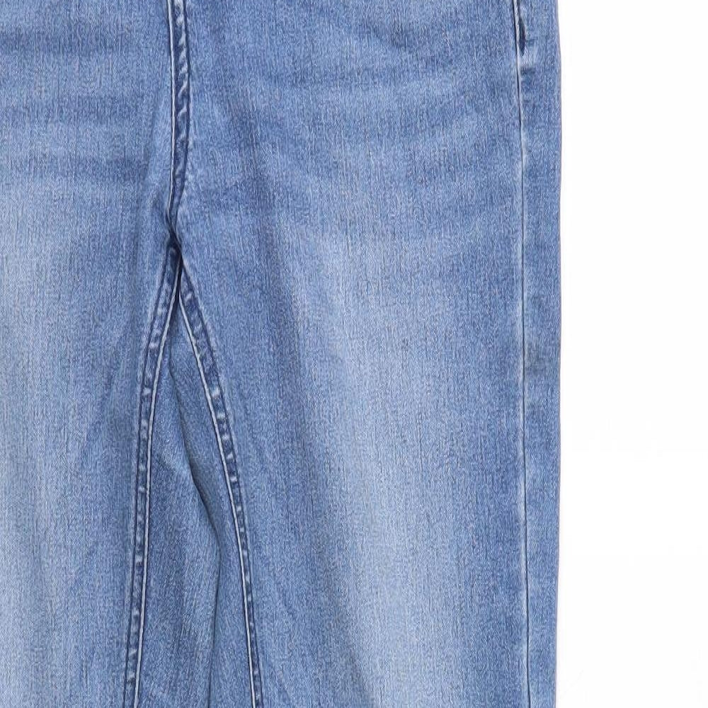 Denim & Co. Womens Blue  Denim Straight Jeans Size 6 L29 in