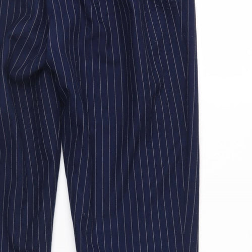 SheIn Womens Blue Striped  Trousers  Size M L25 in