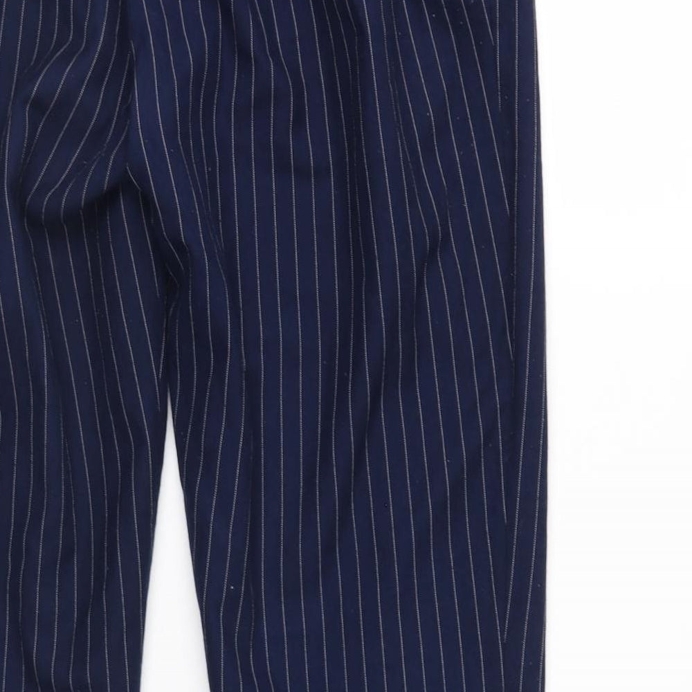 SheIn Womens Blue Striped  Trousers  Size M L25 in