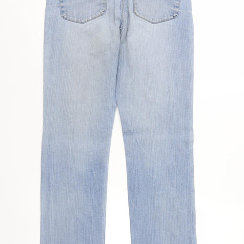 Papaya Womens Blue  Denim Straight Jeans Size 8 L28 in