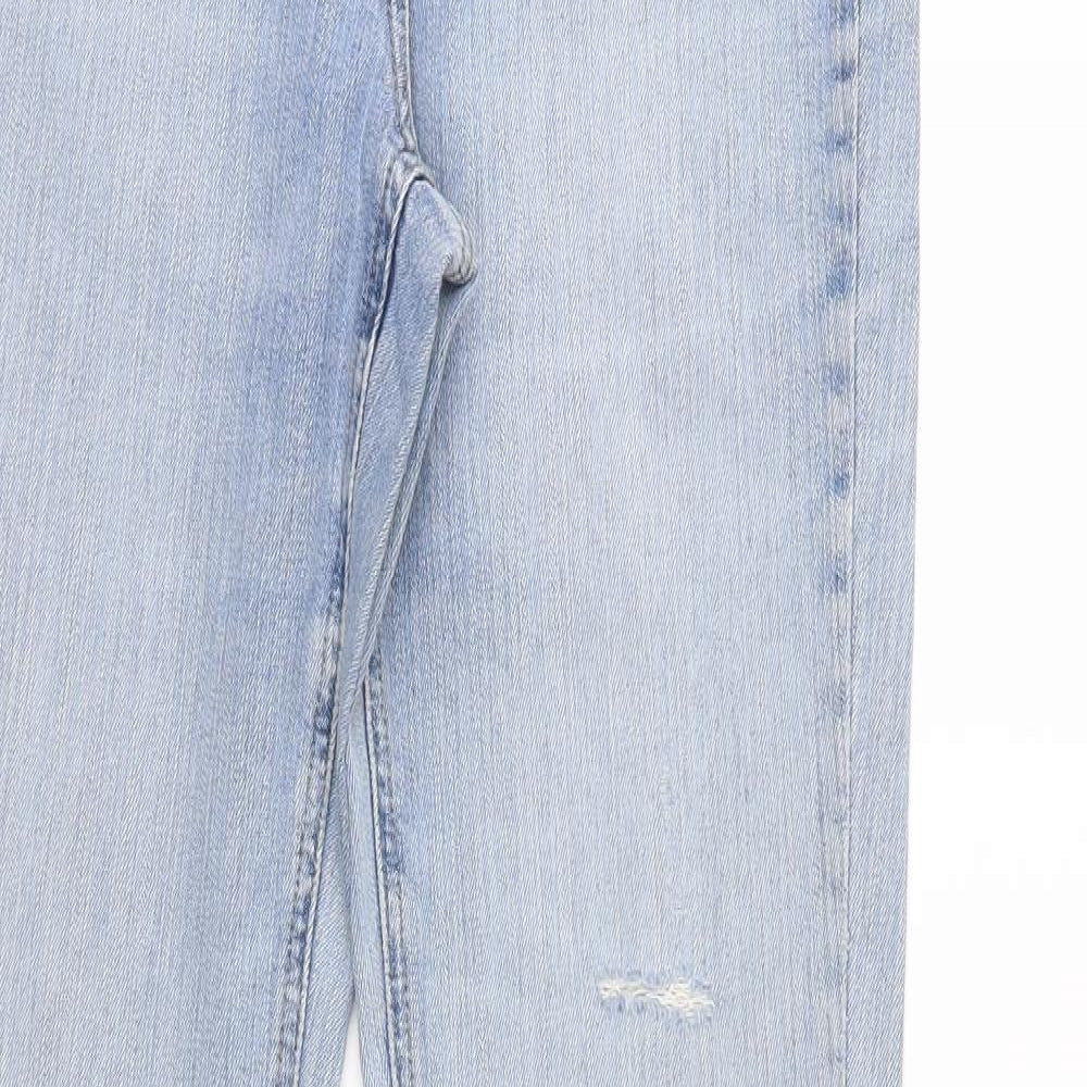 Papaya Womens Blue  Denim Straight Jeans Size 8 L28 in