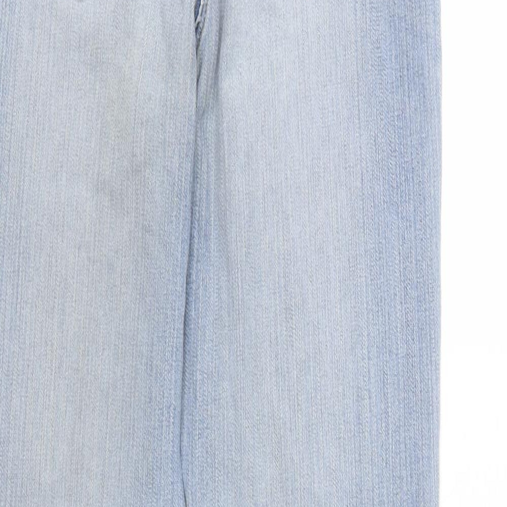 Papaya Womens Blue  Denim Straight Jeans Size 8 L28 in