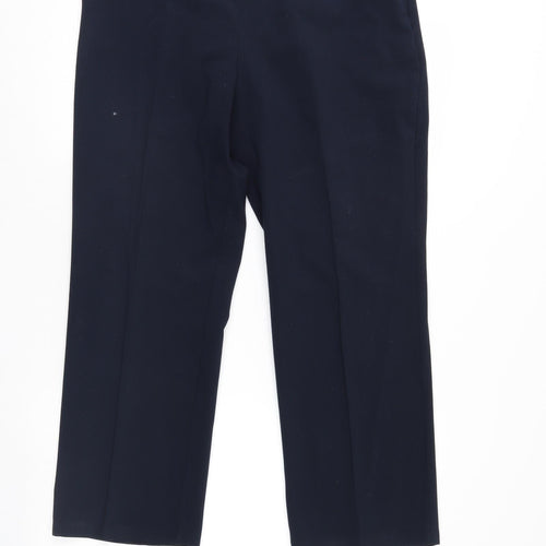 M&S Womens Blue   Trousers  Size 14 L26 in