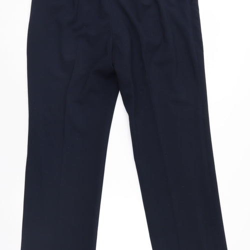 M&S Womens Blue   Trousers  Size 14 L26 in