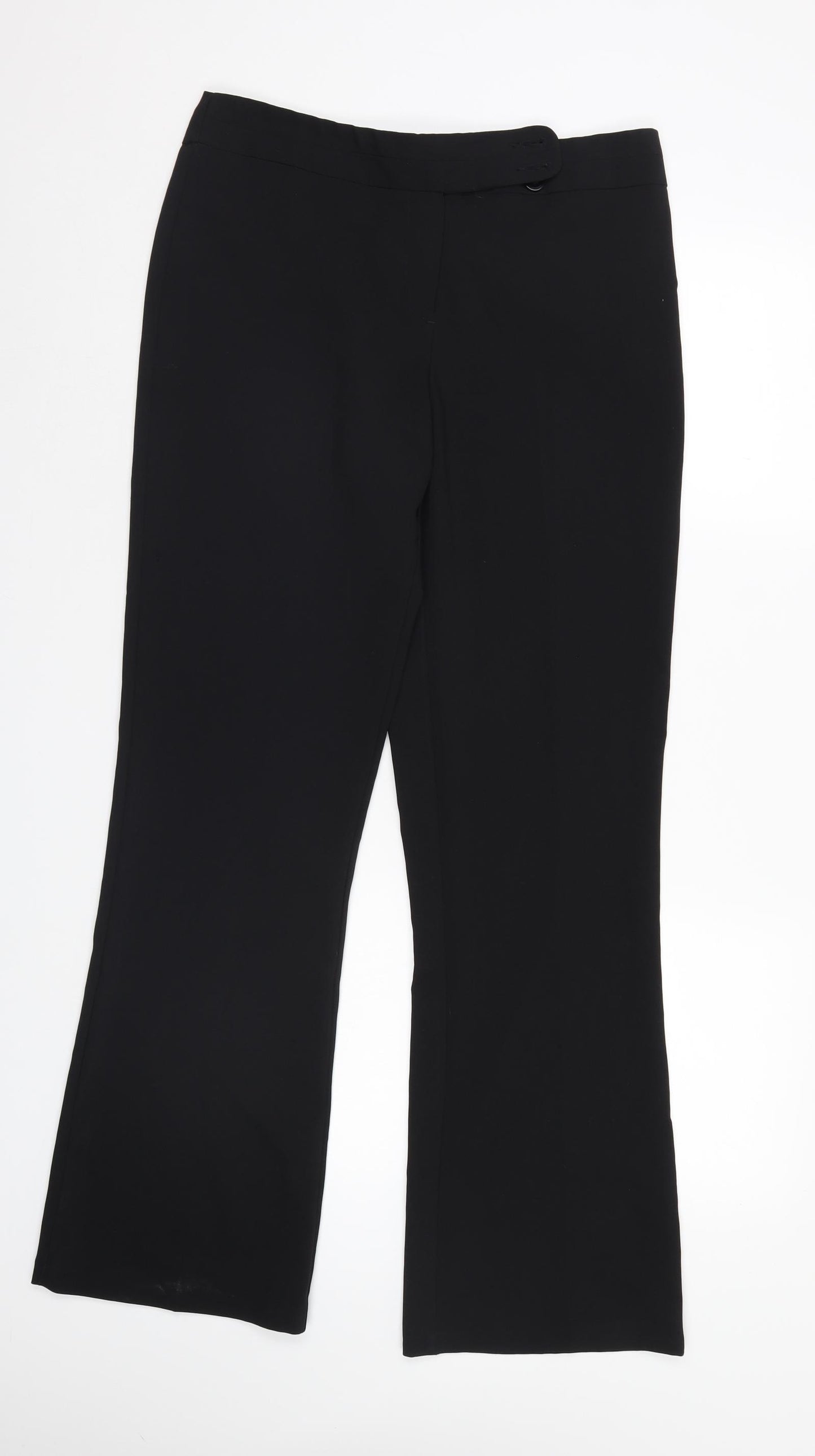 George Womens Black   Trousers  Size 12 L31 in