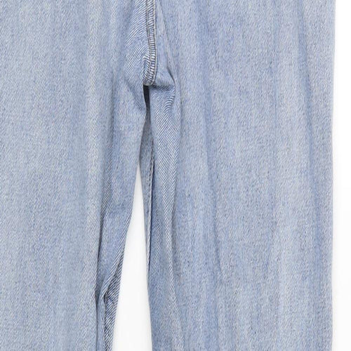 The Rockn Rev Womens Blue  Denim Straight Jeans Size 10 L27 in