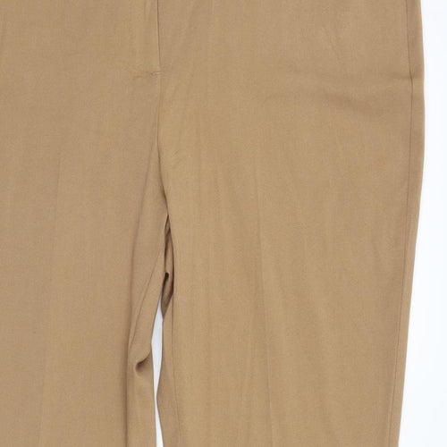 M&S Womens Brown   Trousers  Size 20 L29 in