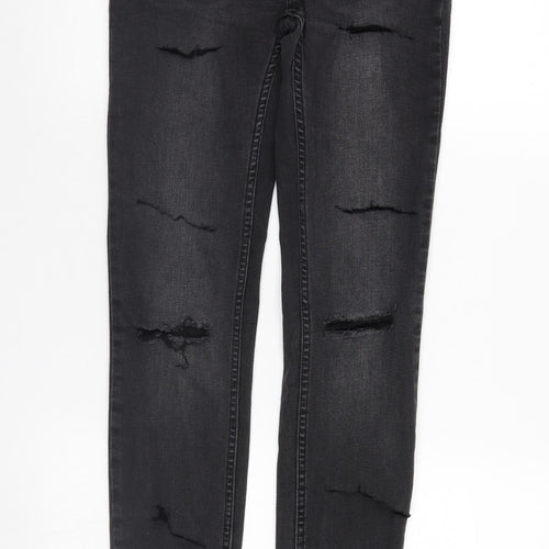 New Look Womens Black  Denim Skinny Jeans Size 10 L31 in