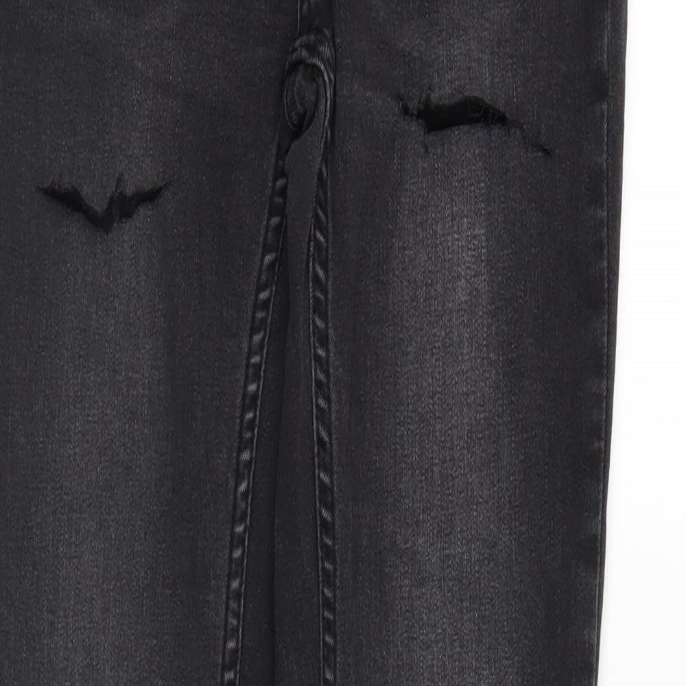 New Look Womens Black  Denim Skinny Jeans Size 10 L31 in