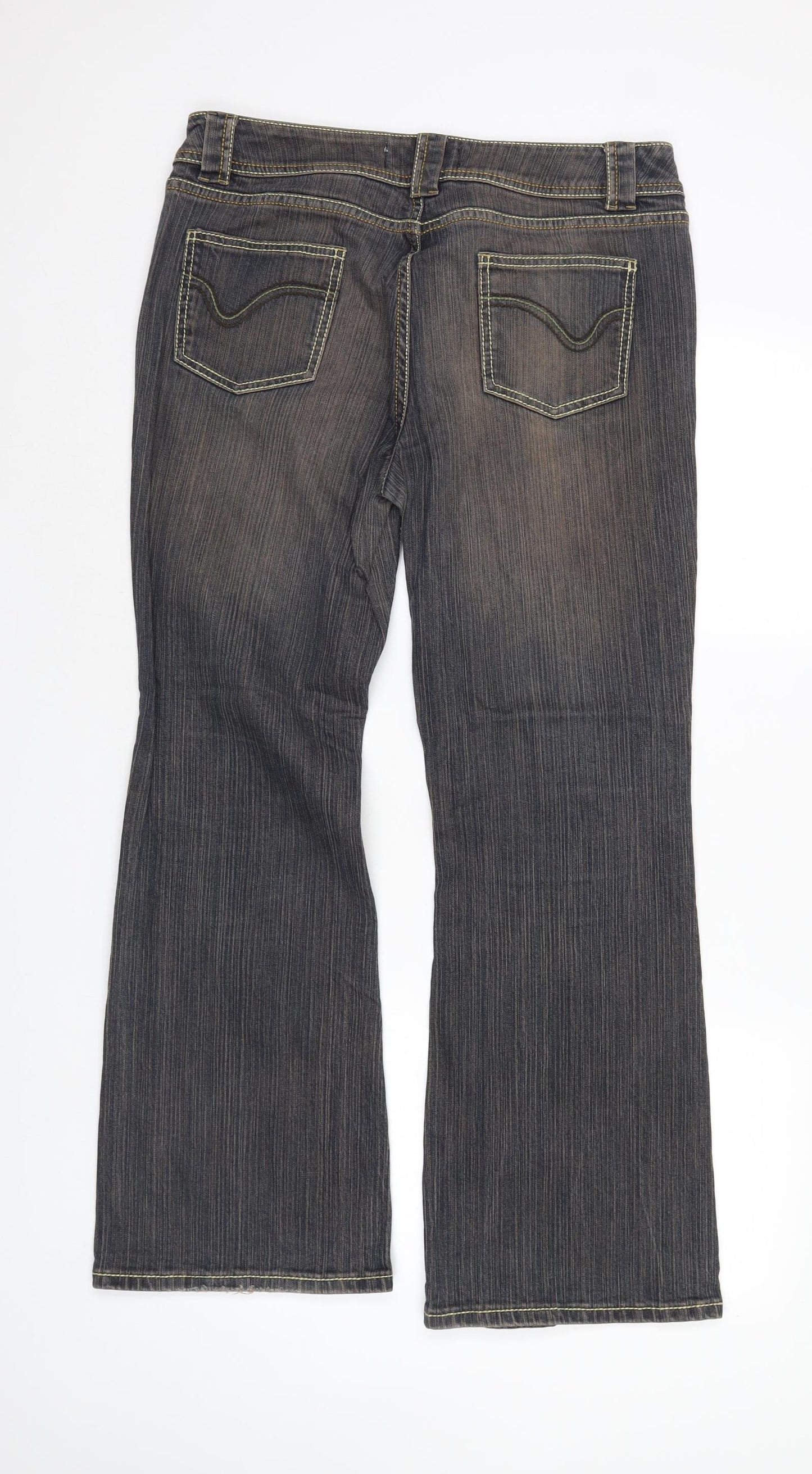 NEXT Womens Blue  Denim Bootcut Jeans Size 14 L29 in