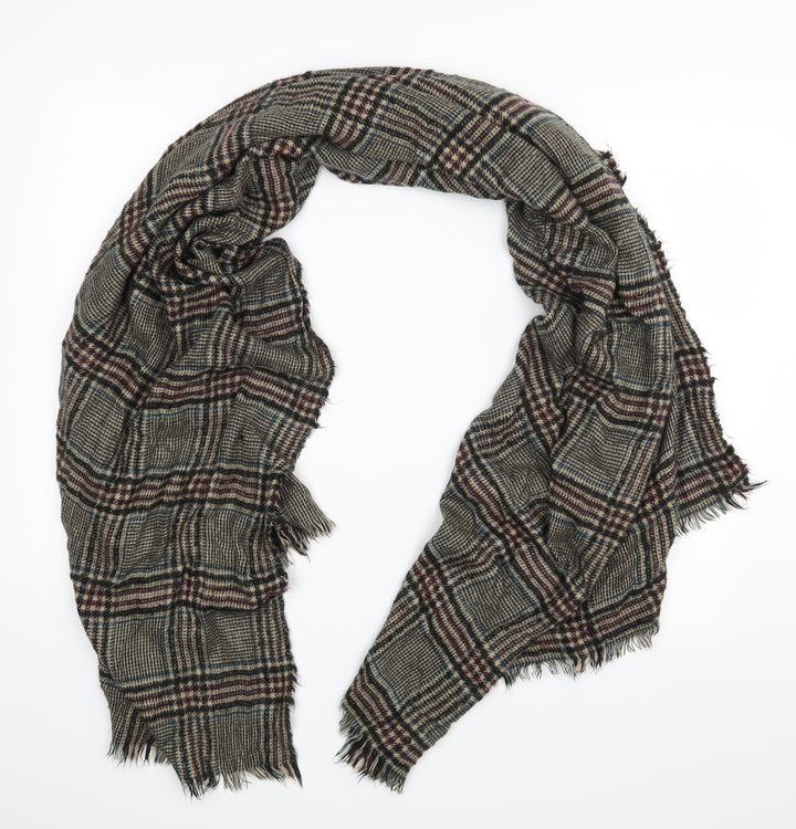 NEXT Unisex Multicoloured Check Scarf