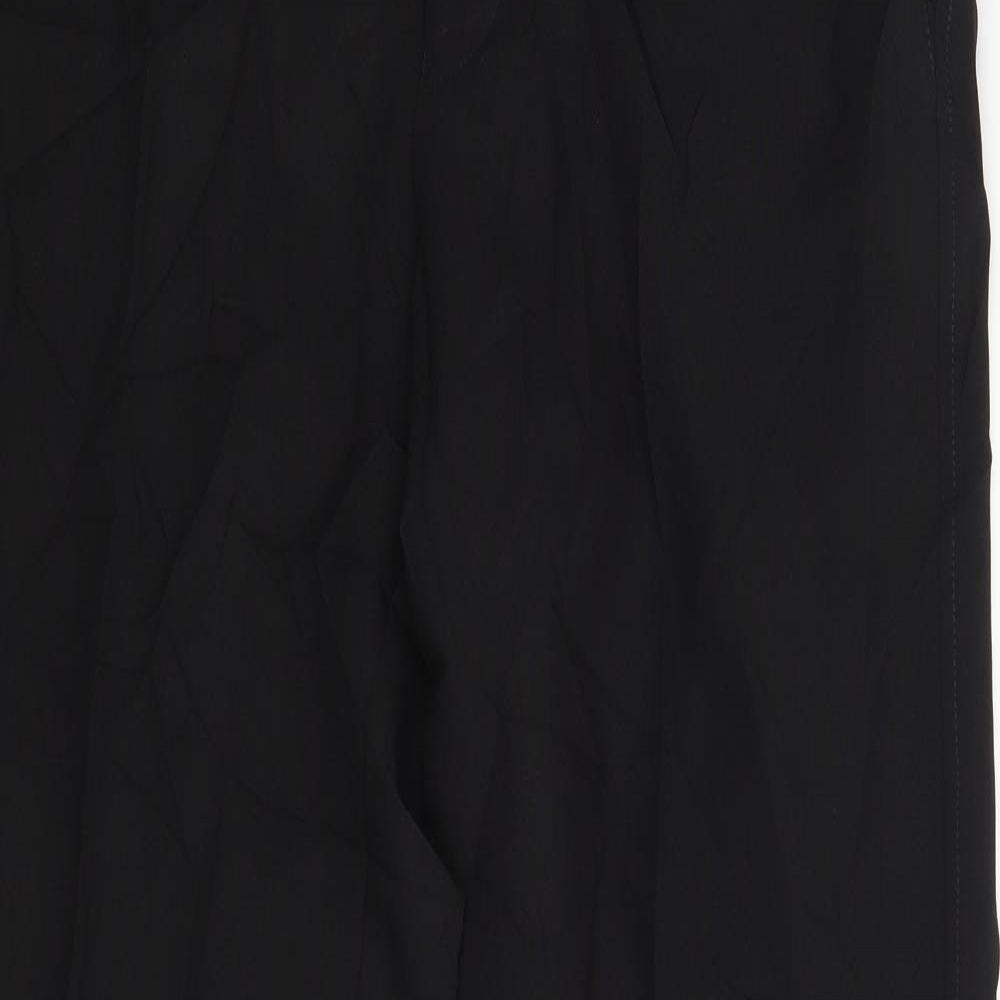 M&S Mens Black   Trousers  Size 34 L31 in