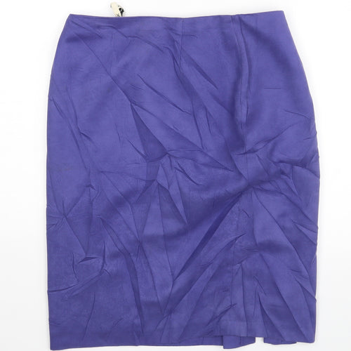 Kaliko Womens Purple   Straight & Pencil Skirt Size 12
