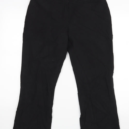 Dorothy Perkins Womens Black   Trousers  Size 12 L26 in