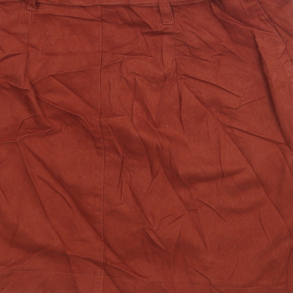 Miss Selfridge Womens Brown   Mini Skirt Size 8