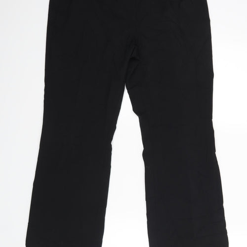 Papaya Womens Black   Trousers  Size 14 L27 in