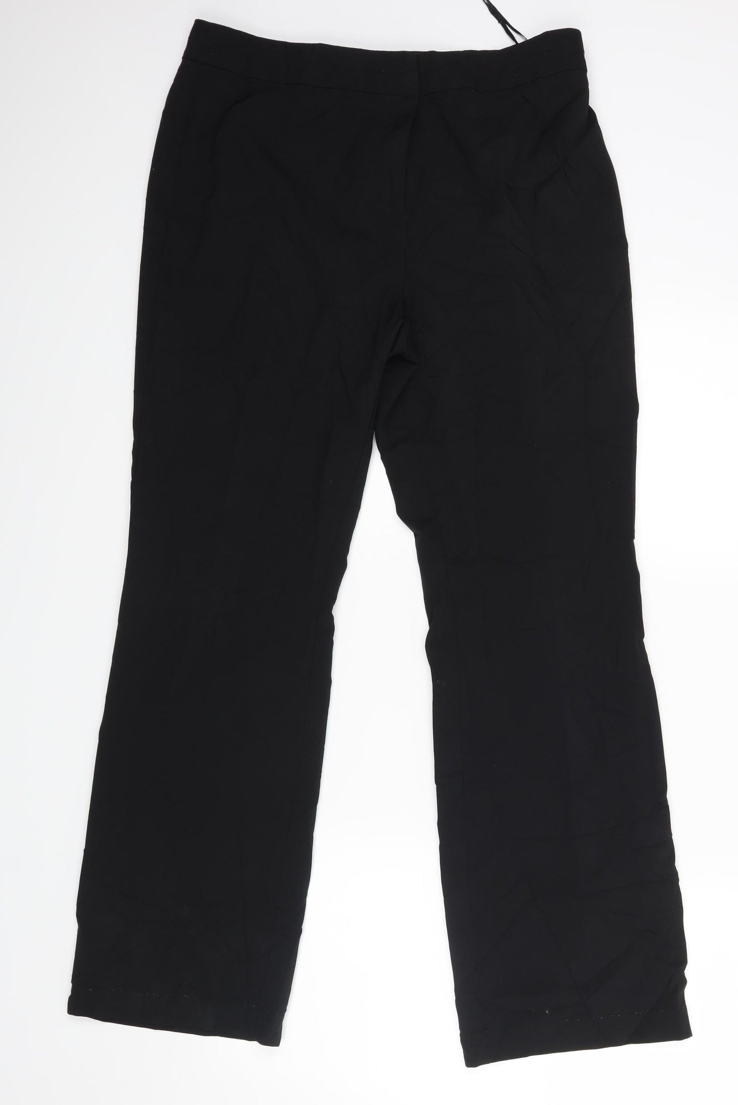 Papaya Womens Black   Trousers  Size 14 L27 in