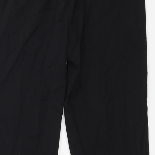 Papaya Womens Black   Trousers  Size 14 L27 in