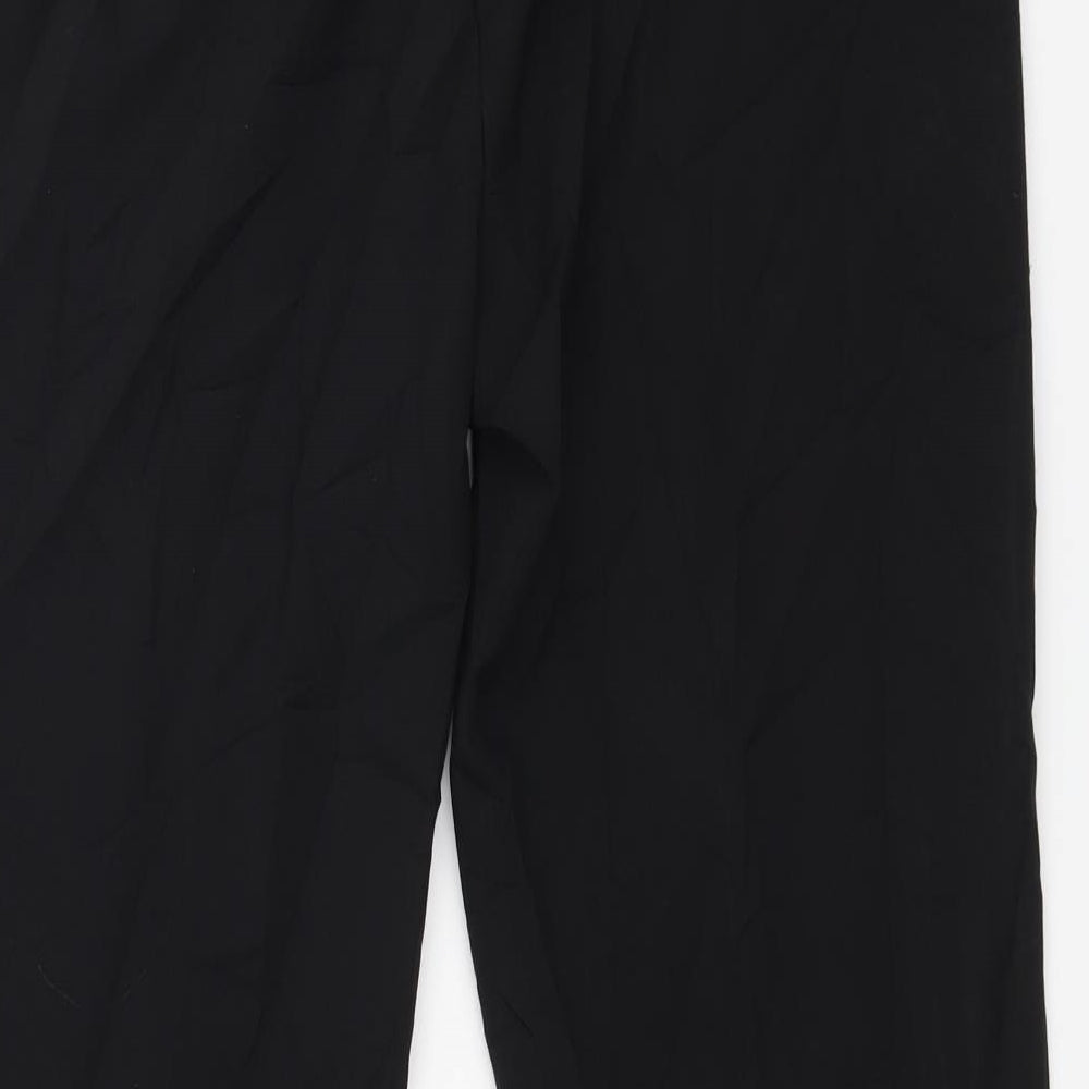 Papaya Womens Black   Trousers  Size 14 L27 in