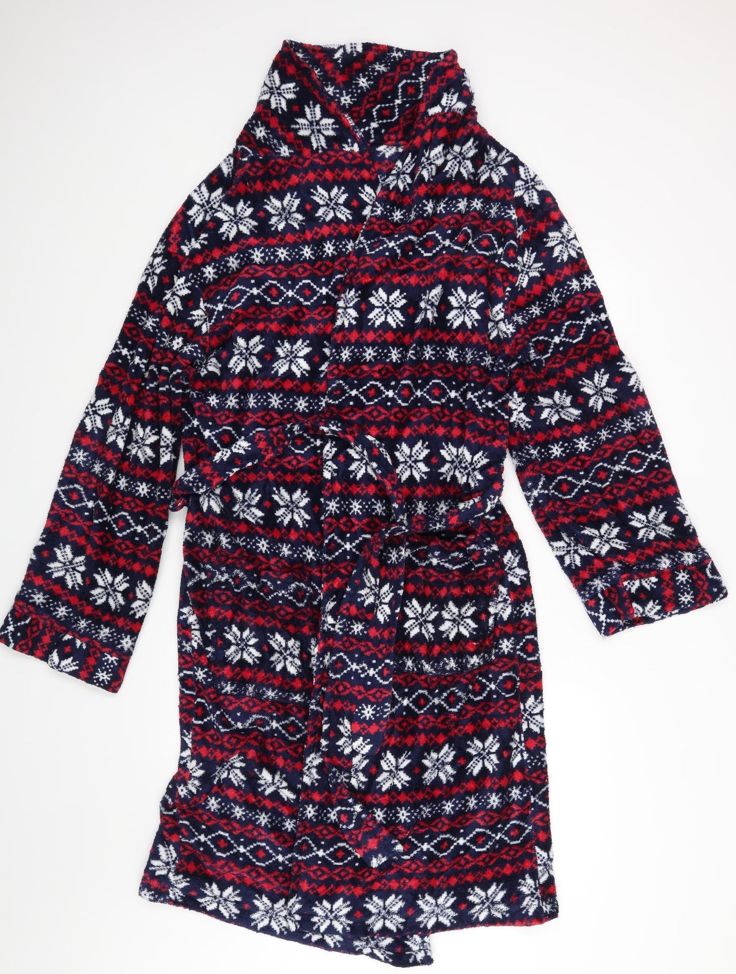 Cedar Wood State Mens Blue Paisley   Robe Size S