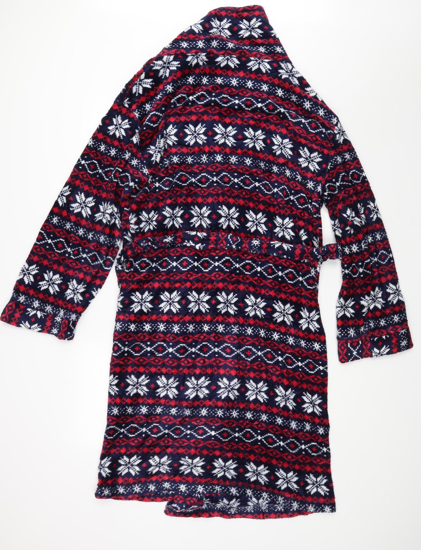 Cedar Wood State Mens Blue Paisley   Robe Size S