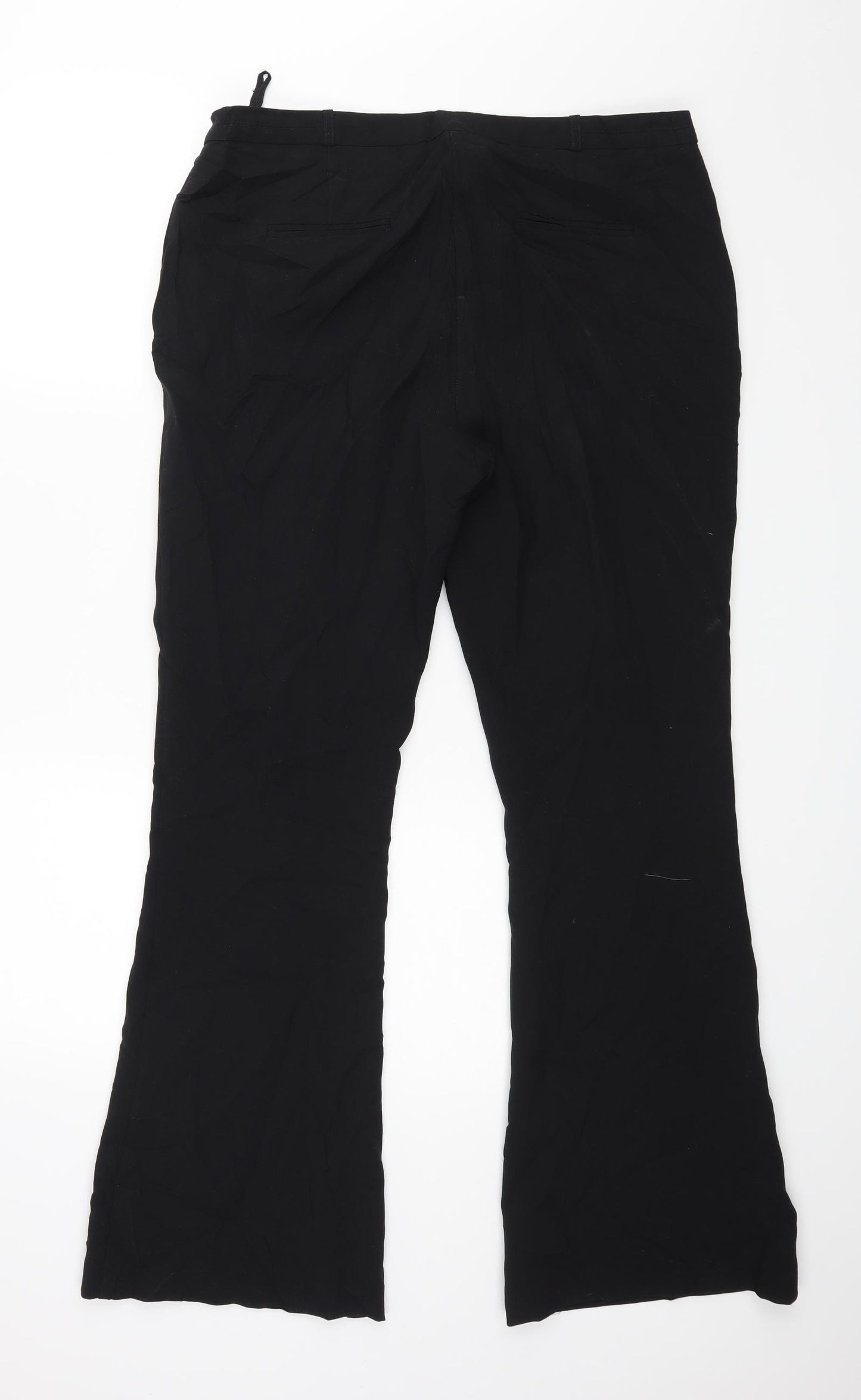 Peackocks Womens Black   Dress Pants Trousers Size 14 L28 in