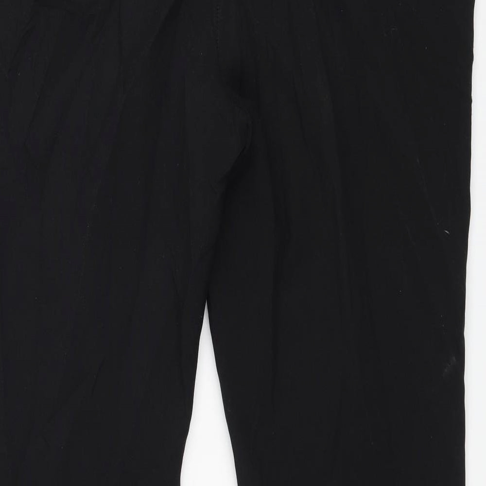 Peackocks Womens Black   Dress Pants Trousers Size 14 L28 in
