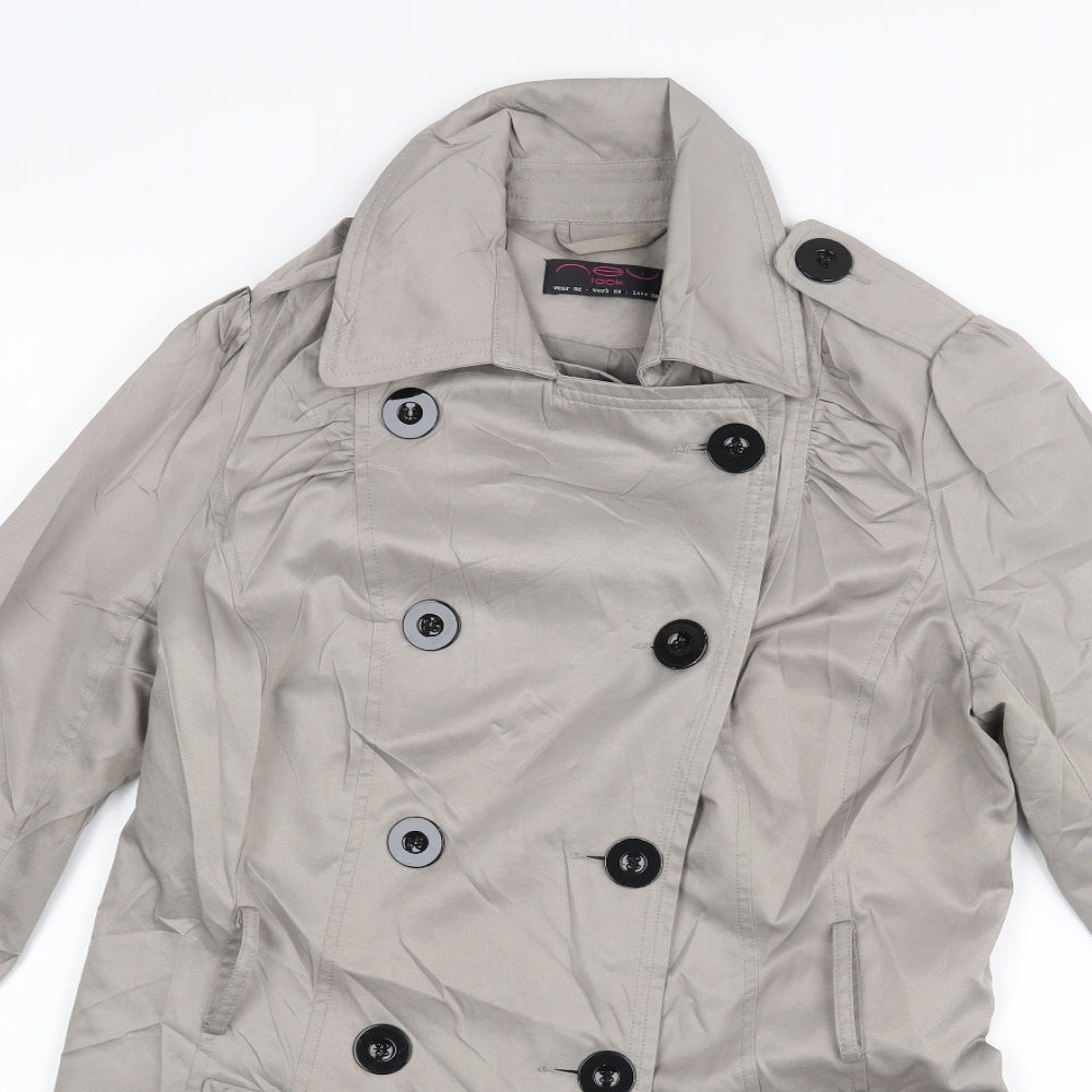 New Look Womens Grey   Jacket Coat Size 14