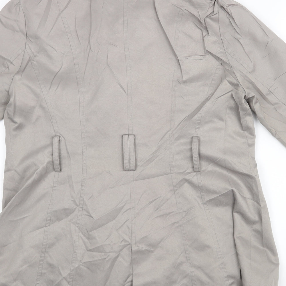 New Look Womens Grey   Jacket Coat Size 14