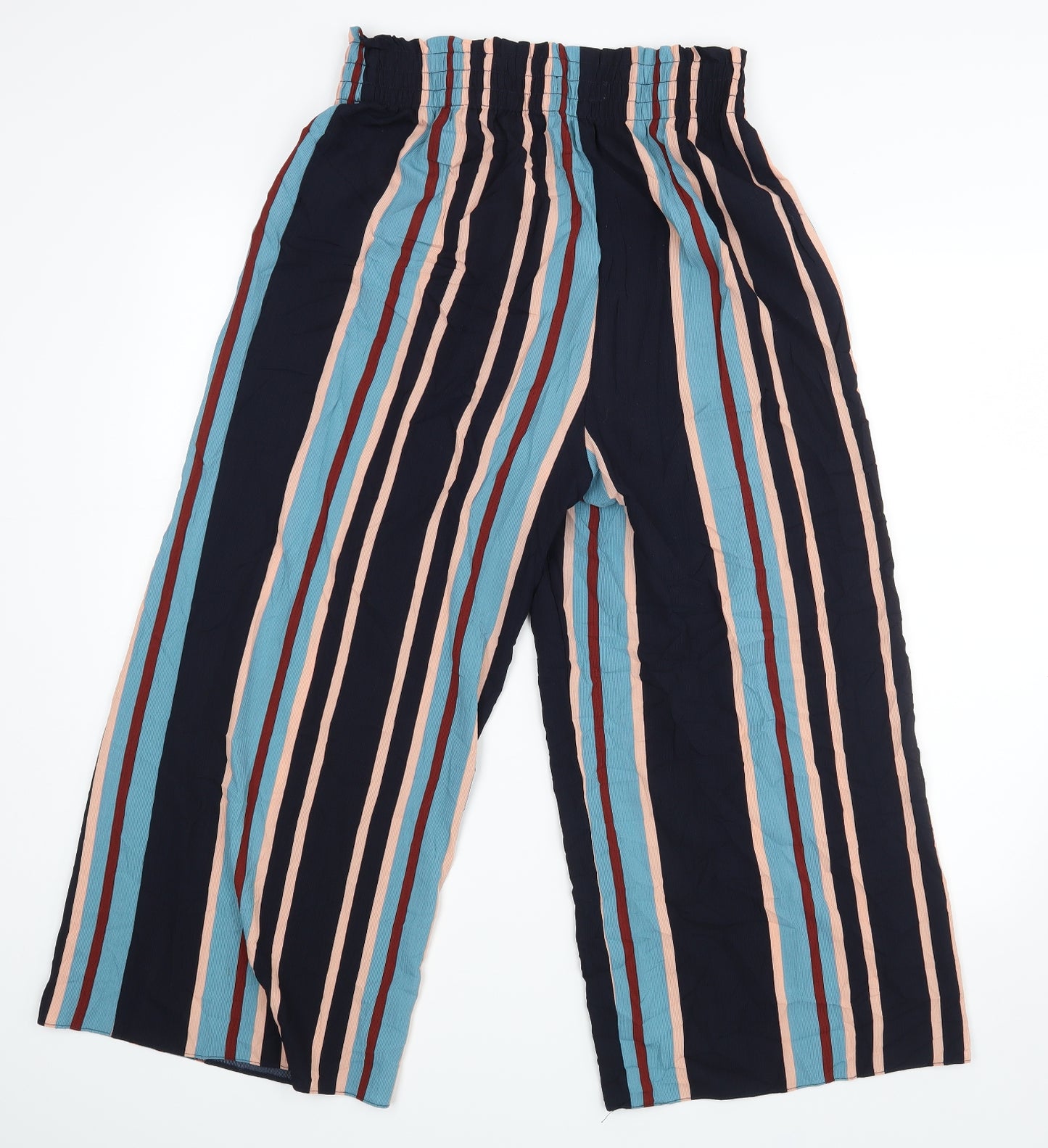 Primark Womens Multicoloured Striped  Trousers  Size 12 L23 in
