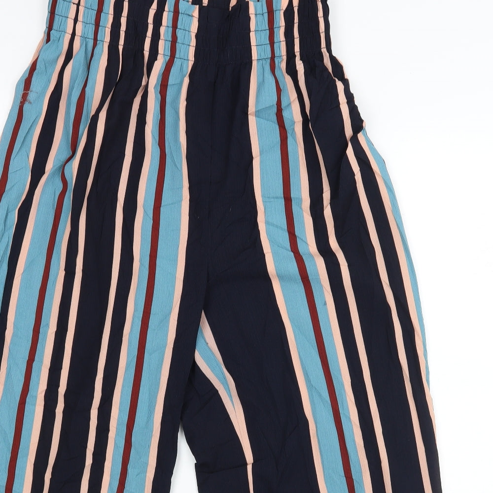 Primark Womens Multicoloured Striped  Trousers  Size 12 L23 in