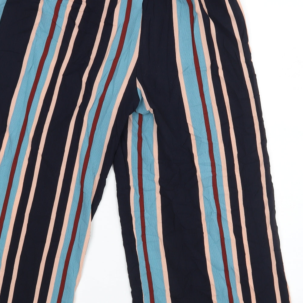 Primark Womens Multicoloured Striped  Trousers  Size 12 L23 in