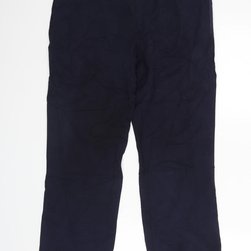 M&S Womens Blue   Trousers  Size 12 L26 in