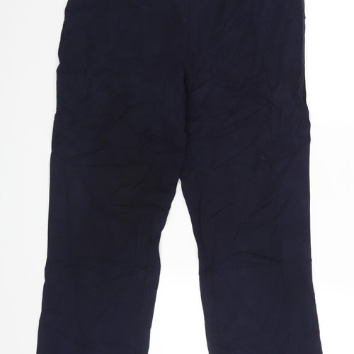 M&S Womens Blue   Trousers  Size 12 L26 in