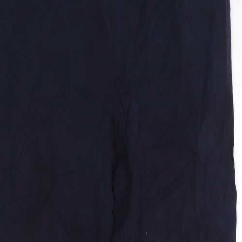 M&S Womens Blue   Trousers  Size 12 L26 in
