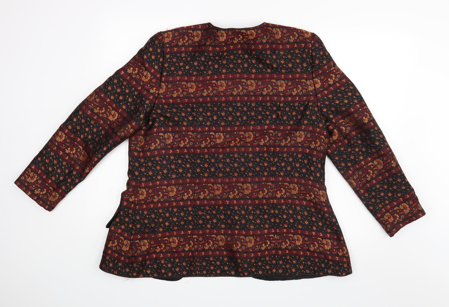 James Meade Womens Red Paisley  Jacket