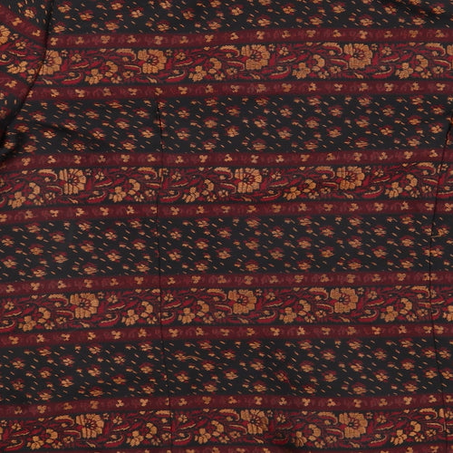 James Meade Womens Red Paisley  Jacket
