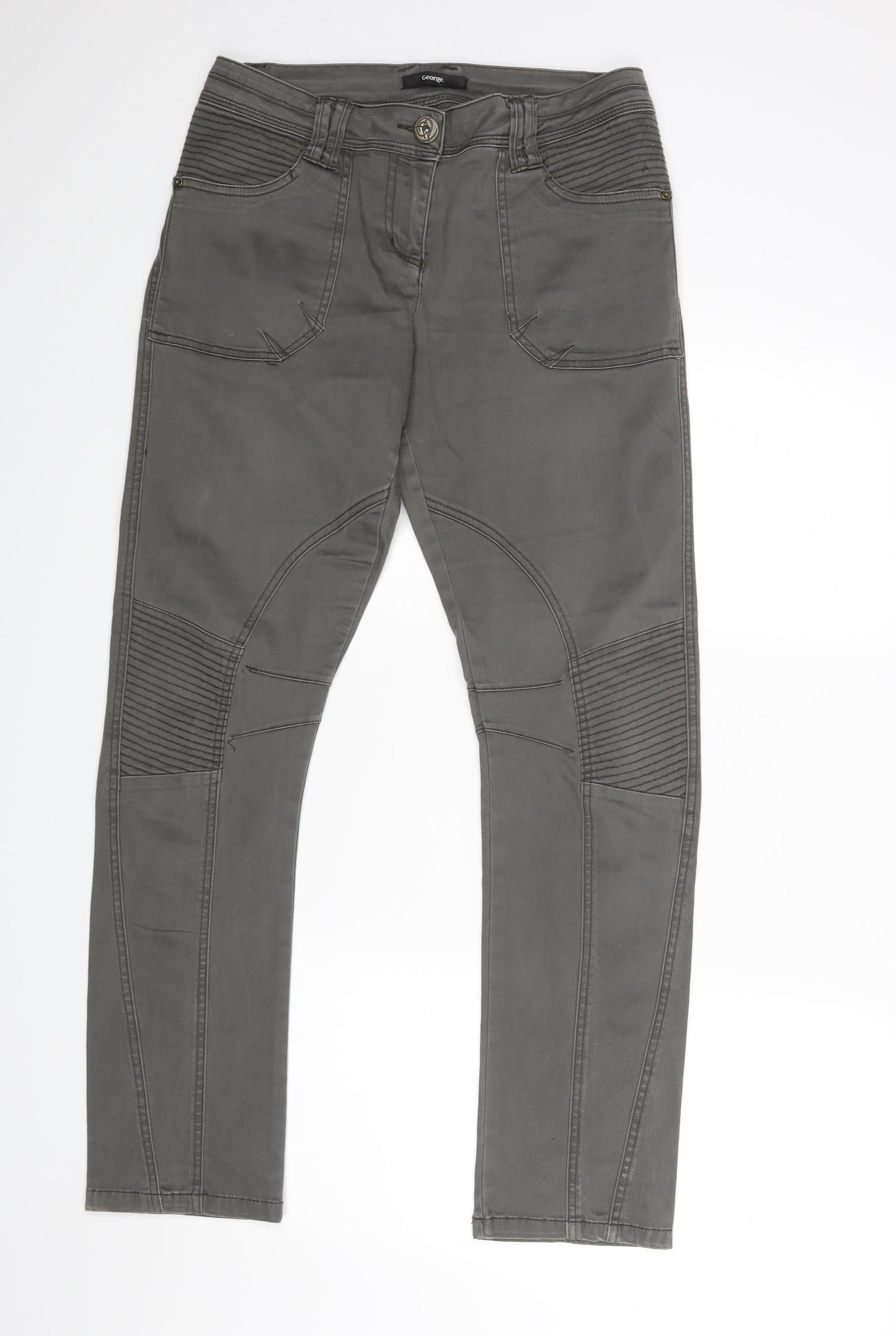 George Womens Green   Straight Jeans Size 12 L28 in