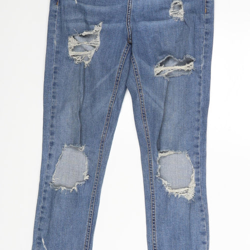 Topshop Womens Black   Skinny Jeans Size 28 L25 in