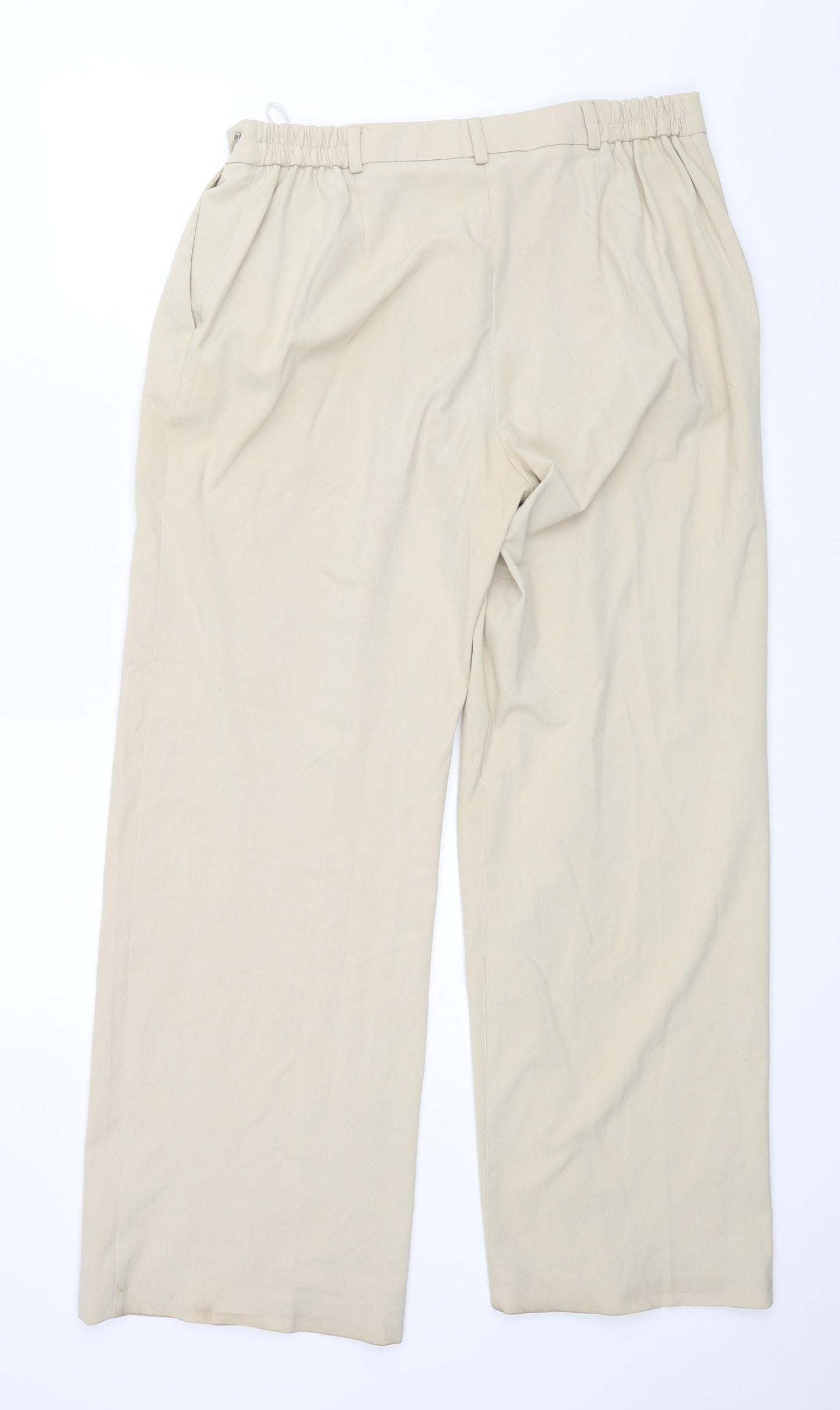 Special Edition Womens Beige   Trousers  Size 16 L28 in