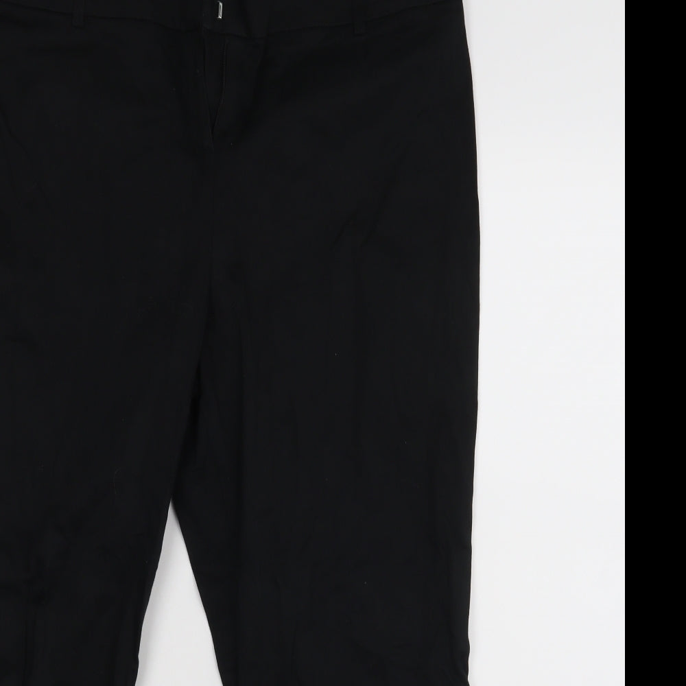 Dorothy Perkins Womens Black   Dress Pants Trousers Size 16 L25 in