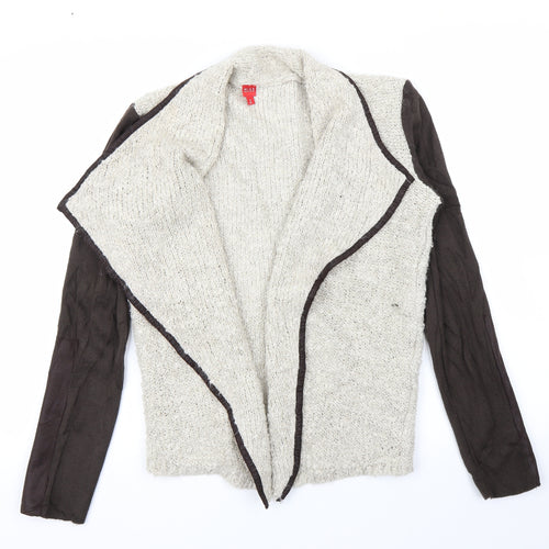 Miss Captain Womens Brown   Cardigan Jumper Size S