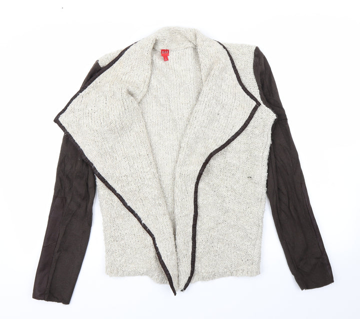 Miss Captain Womens Brown   Cardigan Jumper Size S