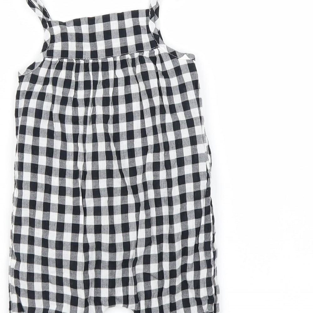 NEXT Girls White Check  Trousers One-Piece Size 0-3 Months